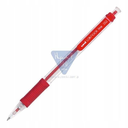 Uni długopis SN-101 czerwony 0,7 mm