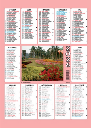 KALENDARZ PLAKIETKA MIX