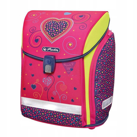 Tornister szkolny Herlitz MIDI PINK HEARTS