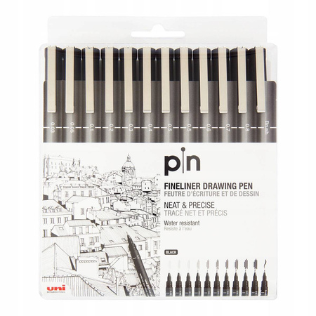 CIENKOPIS UNI PIN/200 ZESTAW 12SZT.