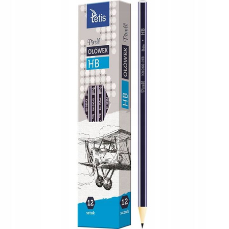 Ołówek drewniany Tetis KV060 twardość H3