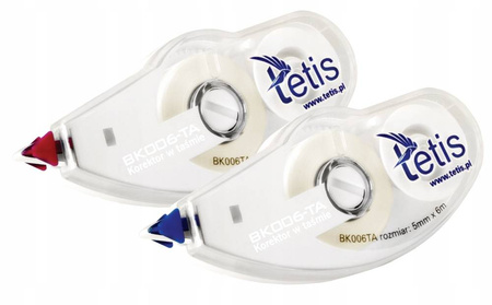 Korektor w taśmie Tetis BK006 5 mm / 6 m