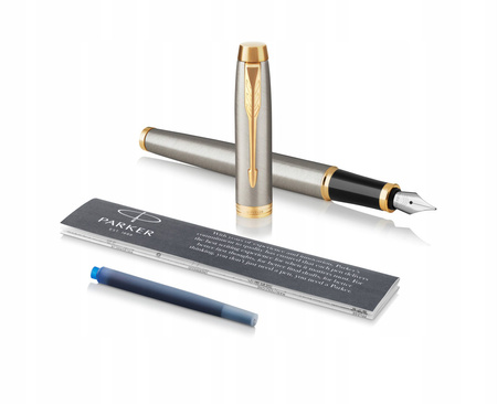 PARKER IM pióro wieczne Brushed Metal GT F