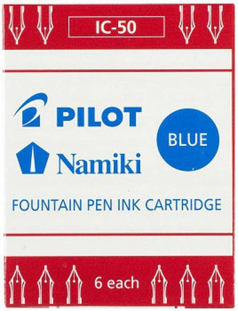 Naboje atramentowe NAMIKI IC-50 NIEBIESKIE op.6szt