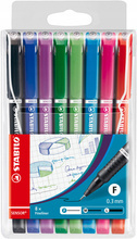 Cienkopis STABILO sensor F etui 8 szt.