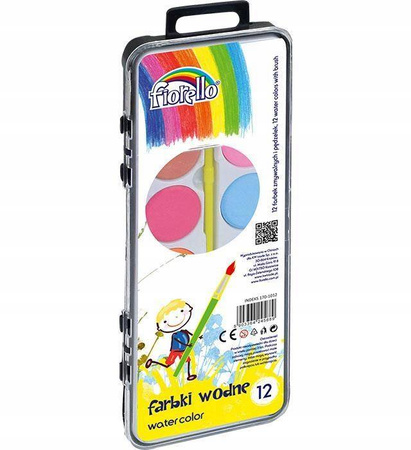 Farby wodne Fiorello 12 kol.