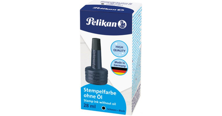 TUSZ DO STEMPLI 28ml CZARNY PELIKAN