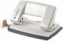 Dziurkacz do 10 kartek metalowy biały biurowy