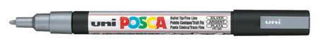 MARKER UNI POSCA PC-3M SREBRNY NR 26