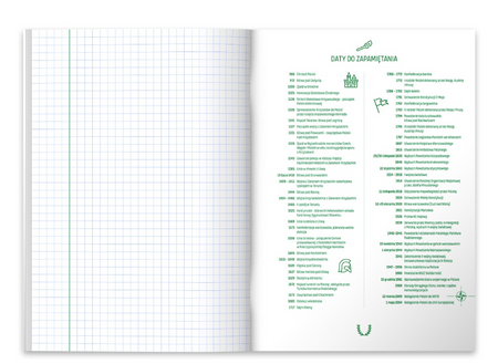 Zeszyt A5 Herlitz Historia 60 kartek krata okładka PP