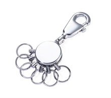 BRELOK DO KLUCZY TROIKA PATENT-OKRĄGŁY Z KARABIŃCZYKIEM