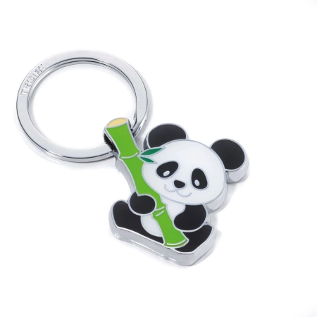 BRELOK TROIKA BAMBOO PANDA, EMALIOWANY METAL