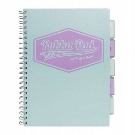 Kołozeszyt Pukka z 5 zakładkami PASTEL Morski A4 #