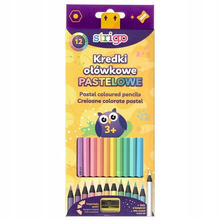Strigo kredki ołówkowe pastelowe