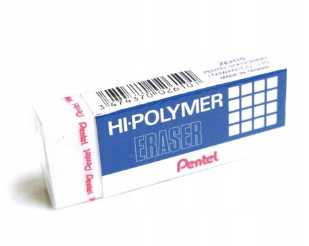 Gumka ołówkowa ŚREDNIA Hi-Polymer Pentel ZEH10