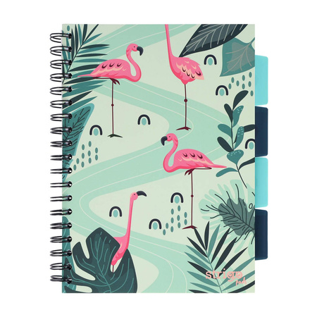 Kołozeszyt STRIGO PADS Project Book B5 kratka Jungla zielony