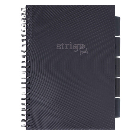 Kołozeszyt STRIGO PADS Project Book A4 kratka Basic szary