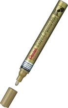 Marker zdobniczy aluminiowa obudowa złoty Pentel