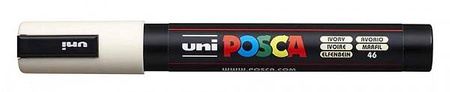 Uni marker Posca PC-5M plakatowy kość słoniowa