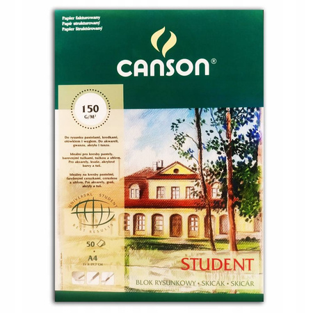 Blok szkicowy Canson Student A4 150g na spirali