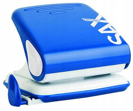 Dziurkacz D do 25 kartek niebieski biurowy