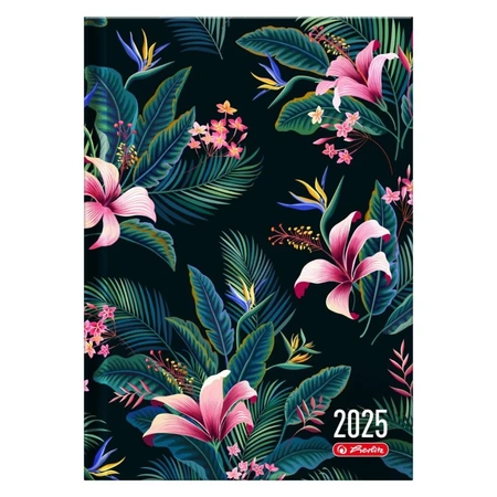 Kalendarz dzienny A5 Hibiskus 2025 Herlitz