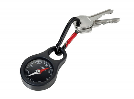 BRELOK Z KARABIŃCZYKIEM, KOMPAS, TROIKA WEGWEISER