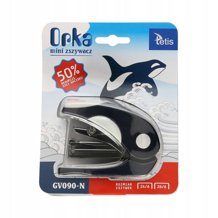 Mini zszywacz ORKA 24/6-26/6 NIEBIESKI 20 kartek