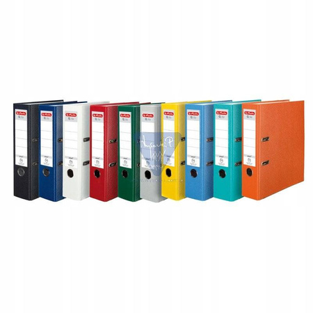 Herlitz Segregator Q.file 8 cm Pomarańczowy