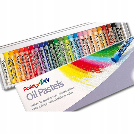 Kredki pastele olejne PENTEL PHN-25 25 kolorów