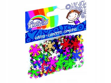 Cekiny confetti śnieżynka Fiorello