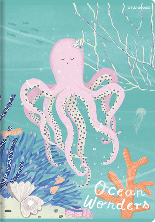 ZESZYT TOP OCEAN A5 16K LINIA OXFORD 2024