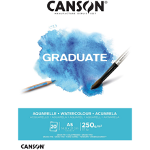 BLOK_AKW. CANSON GRADUATE A5 250g 20A FILA