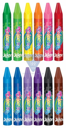 Pastele olejne 12 kolorów trójkątne Colorino Kids
