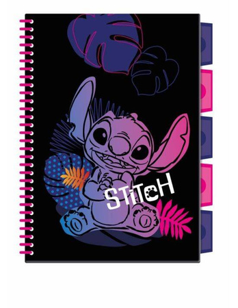 DISNEY BLACK KOŁOBRULION B5 100K KRATKA WZÓR 2 STITCH COOLPACK