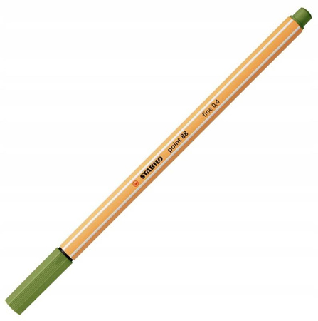 Cienkopis Stabilo point 88 moss green