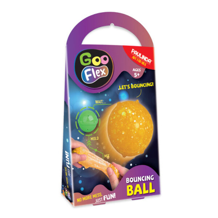 STRIGO ZESTAW KREATYWNY GOO FLEX  STWÓRZ SWOJĄ PIŁECZKĘ KAUCZUKOWĄ ŻÓŁTA