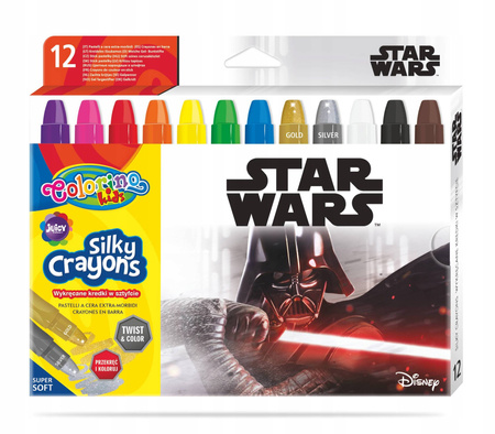 Wykręcane żelowe kredki sztyft Colorino Star Wars