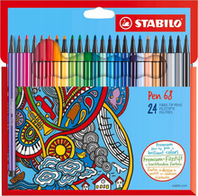 Flamastry STABILO Pen 68 - opk. 24 kolory