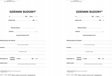 Dziennik budowy cienki PPUH Druk