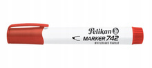 Marker suchościeralny Pelikan 742 Płaski Czerwony