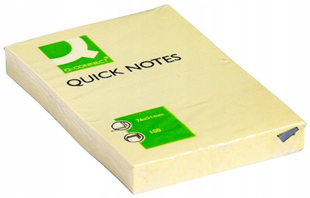 Bloczek samoprzylepny jasnożółty karteczki 12szt