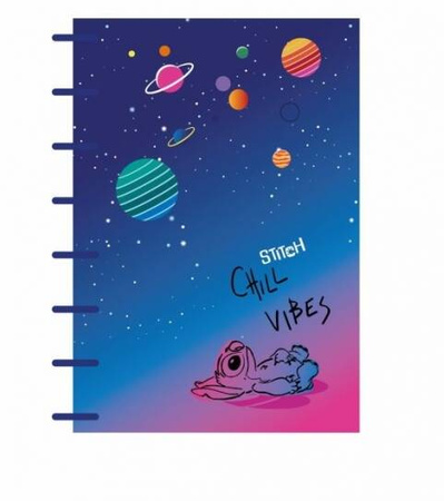DISNEY BLACK KOŁOBRULION A5 KRATKA WZ 2 STITCH COOLPACK