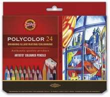 Kredki Koh i Noor Polycolor 24 kolory karton