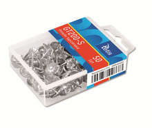 Pinezki tapicerskie Tetis GT200 50 szt. SREBRNE