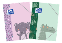 TECZKA Z GUMKĄ A4 OXF KIDS MIX