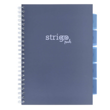Kołozeszyt STRIGO PADS Project Book A4 kratka Pastel granatowy