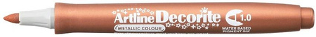 Marker permanentny Artline Decorite Brąz