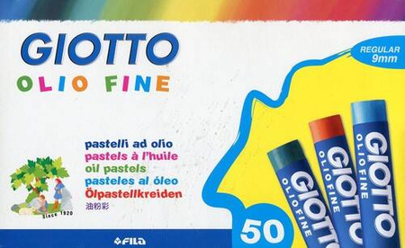 GIOTTO PASTELE OLEJNE 50 SZT FILA