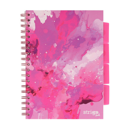 Kołozeszyt STRIGO PADS Project Book B5 kratka Fusion różowy